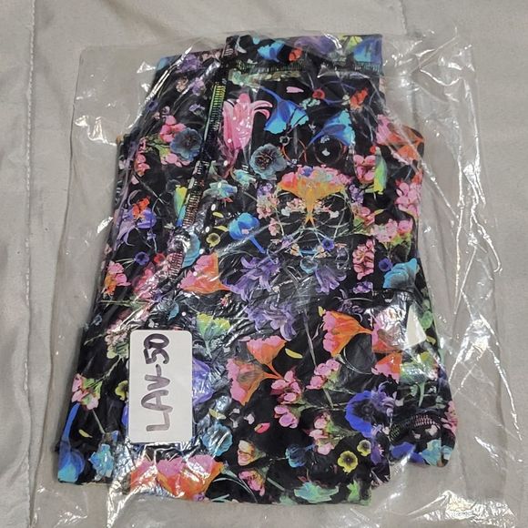 NWT Lululemon Sz2 Swift Speed HR Tight 28" Legging in Flowerscope Black Multi - Picture 7 of 13